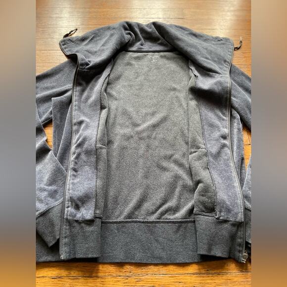 CALVIN KLEIN Performance Grey Funnel Neck Full Zip Sweater Ladies sz XL - Picture 7 of 12